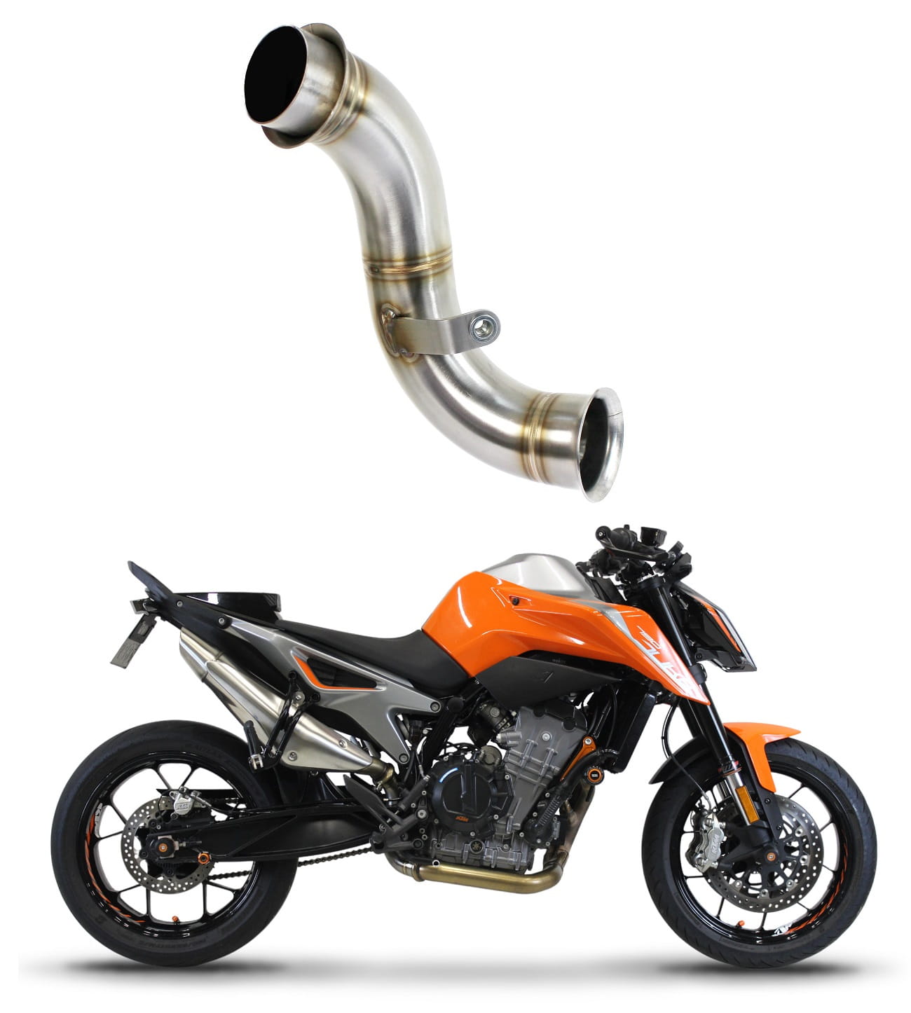 790 DUKE Exhaust Cat Eliminator DECAT 2018 – 2023