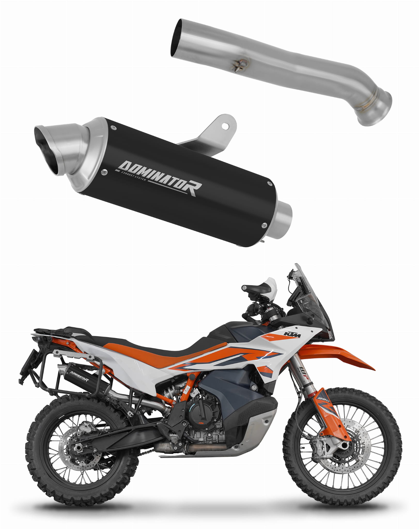 KTM 790 Adventure / R 2019 – 2025 Exhaust Silencer Muffler GPF BLACK + dB killer
